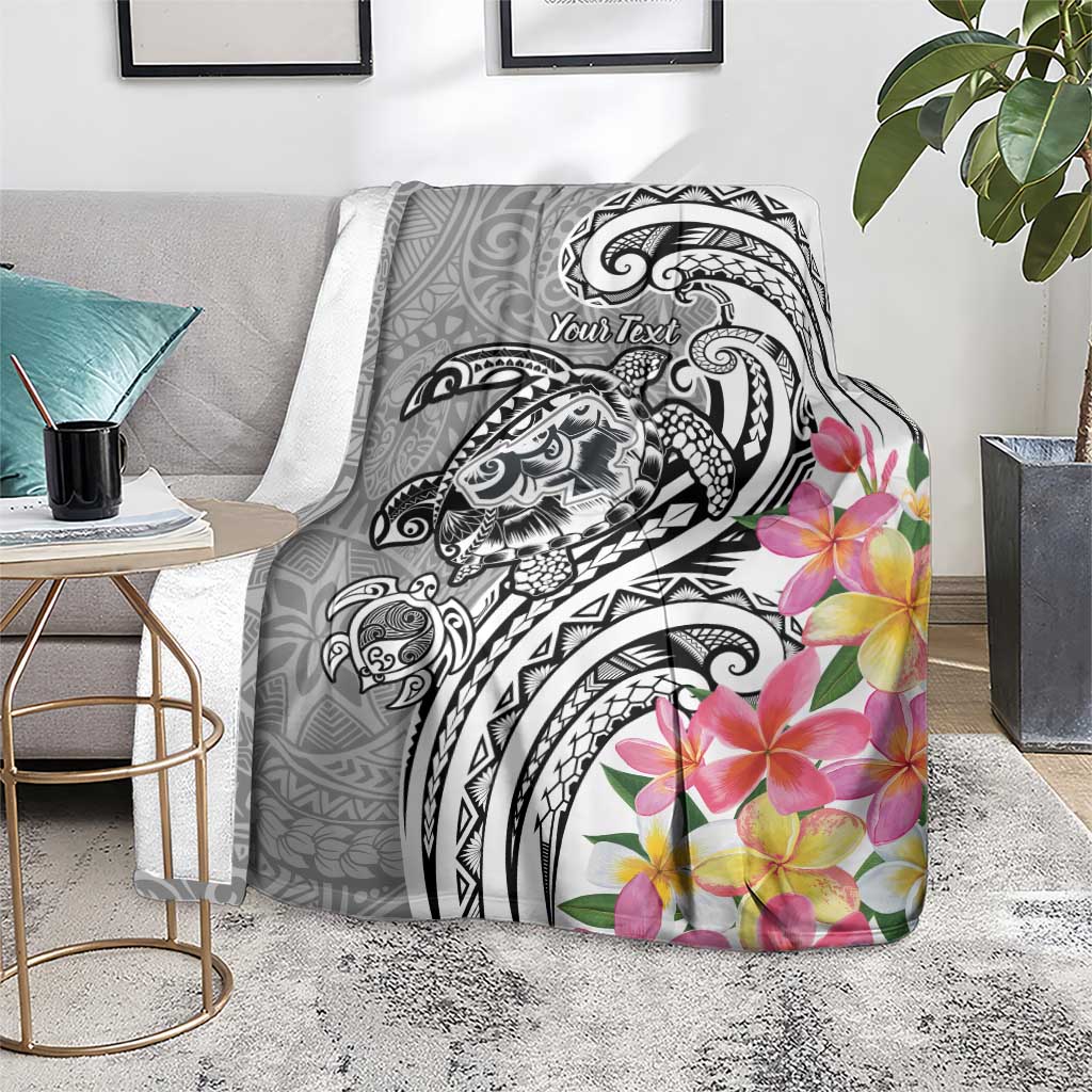 Aloha Kahoolawe Island Personalized Blanket Ashen Dreamy Turtle LT7 - Polynesian Pride