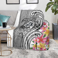 Aloha Kahoolawe Island Personalized Blanket Ashen Dreamy Turtle LT7 - Polynesian Pride