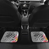 Aloha Kahoolawe Island Personalized Car Mats Ashen Dreamy Turtle LT7 Set 2pcs - Back Grey - Polynesian Pride