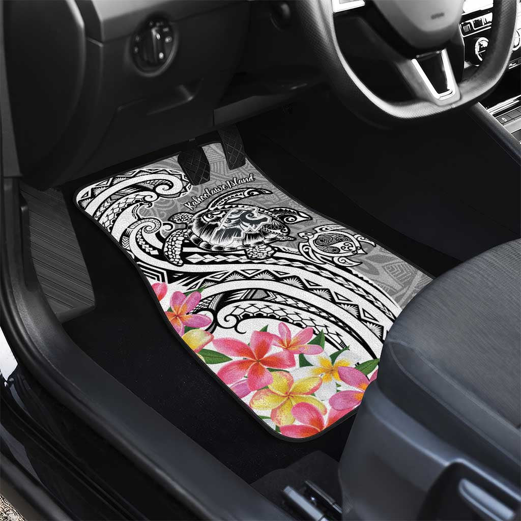 Aloha Kahoolawe Island Personalized Car Mats Ashen Dreamy Turtle LT7 - Polynesian Pride