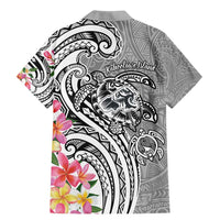 Aloha Kahoolawe Island Personalized Family Matching Mermaid Dress and Hawaiian Shirt Ashen Dreamy Turtle