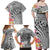 Aloha Kahoolawe Island Personalized Family Matching Off Shoulder Maxi Dress and Hawaiian Shirt Ashen Dreamy Turtle