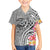Aloha Kahoolawe Island Personalized Family Matching Off Shoulder Maxi Dress and Hawaiian Shirt Ashen Dreamy Turtle