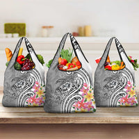 Aloha Kahoolawe Island Personalized Grocery Bag Ashen Dreamy Turtle