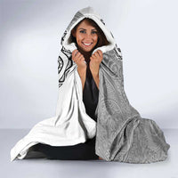 Aloha Kahoolawe Island Personalized Hooded Blanket Ashen Dreamy Turtle