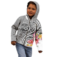 Aloha Kahoolawe Island Personalized Kid Hoodie Ashen Dreamy Turtle