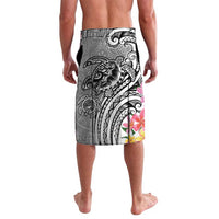 Aloha Kahoolawe Island Personalized Lavalava Ashen Dreamy Turtle