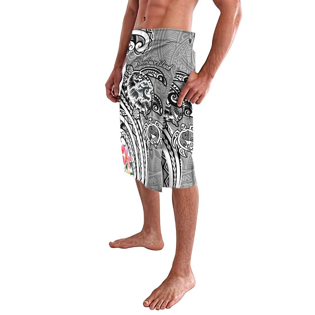 Aloha Kahoolawe Island Personalized Lavalava Ashen Dreamy Turtle