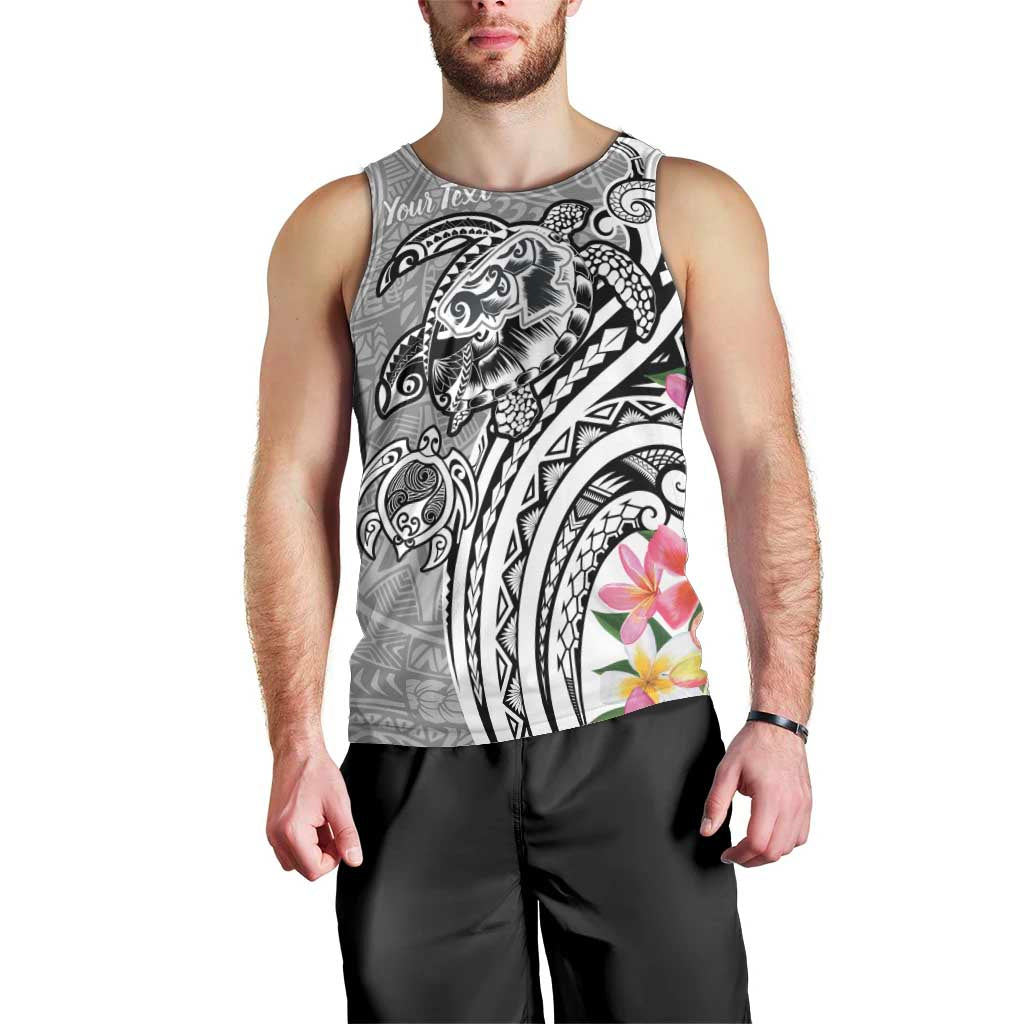 Aloha Kahoolawe Island Personalized Men Tank Top Ashen Dreamy Turtle LT7 - Polynesian Pride