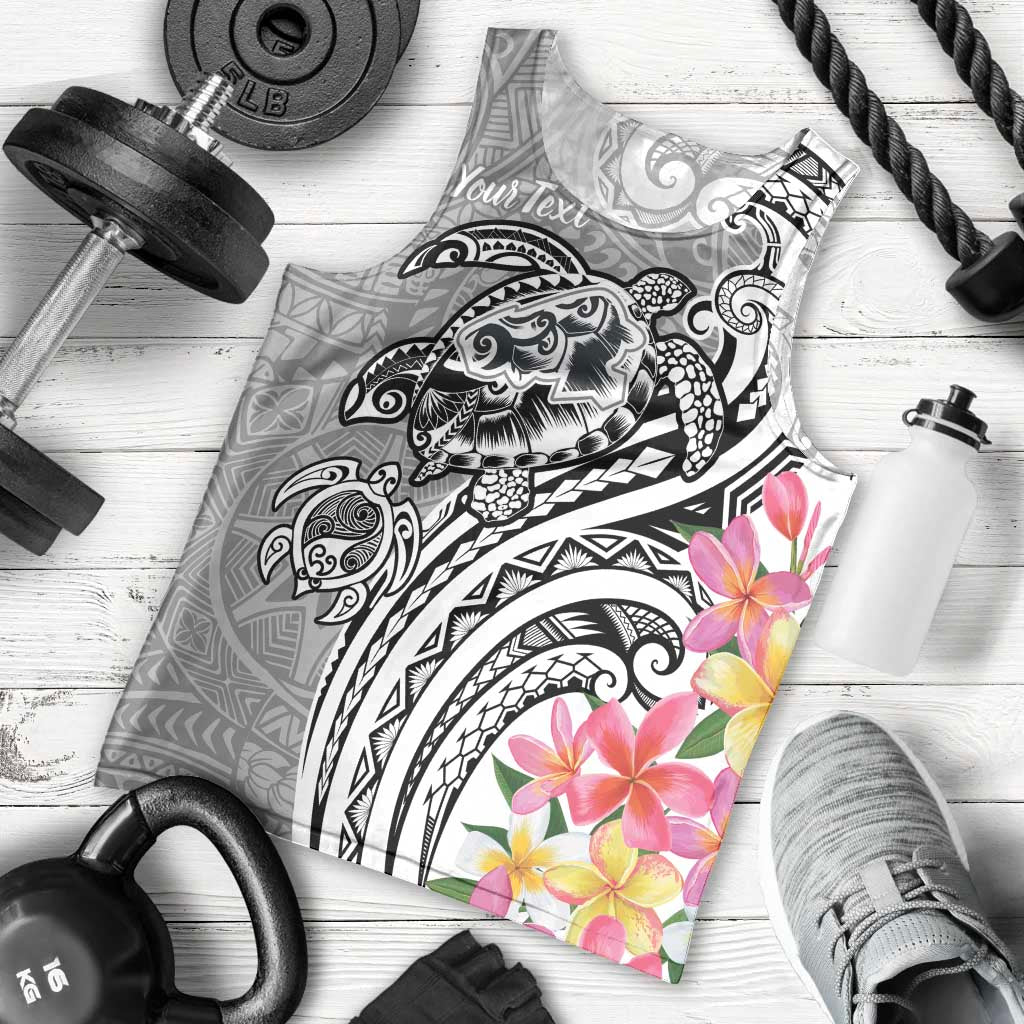 Aloha Kahoolawe Island Personalized Men Tank Top Ashen Dreamy Turtle LT7 - Polynesian Pride