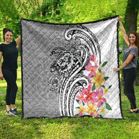 Aloha Kahoolawe Island Personalized Quilt Ashen Dreamy Turtle