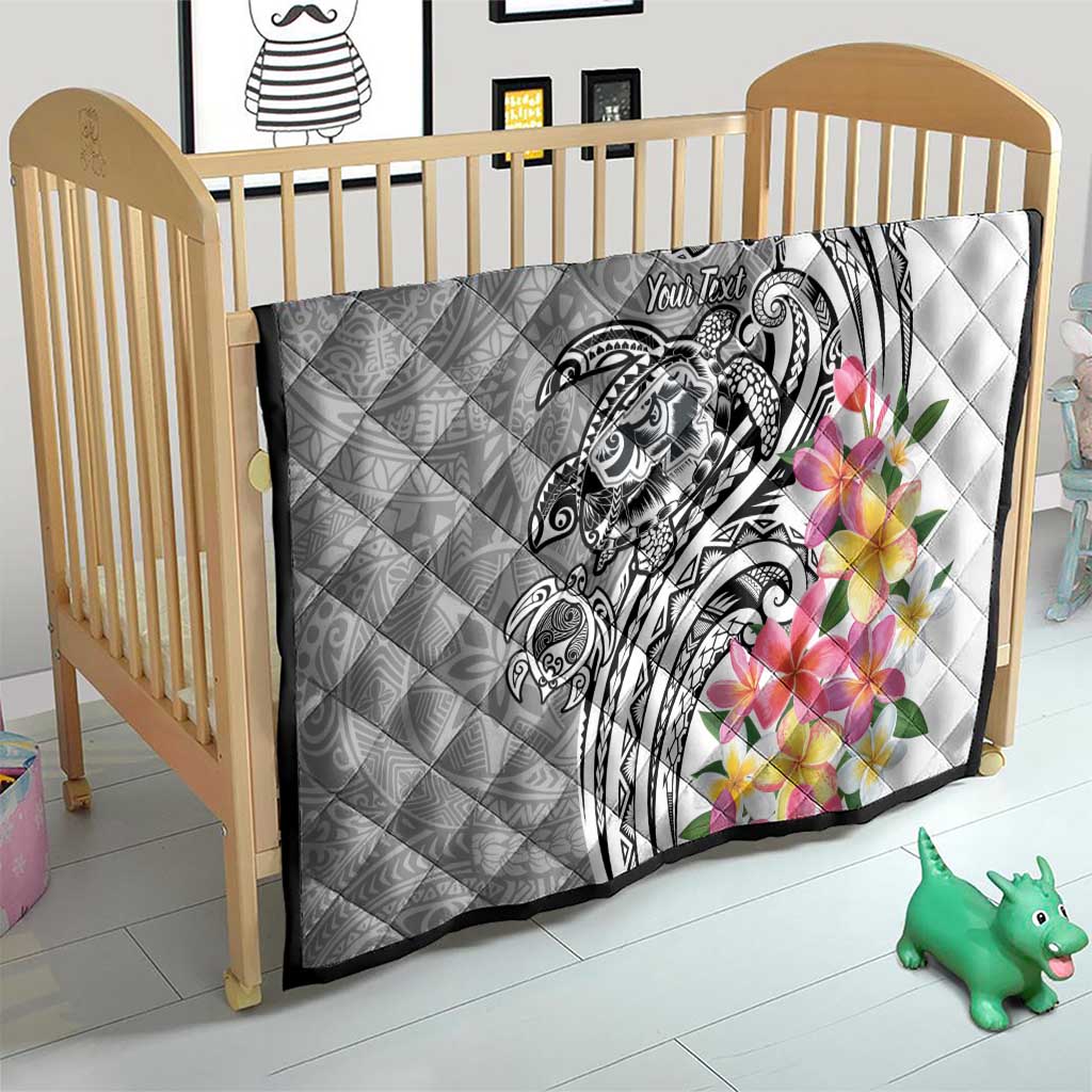 Aloha Kahoolawe Island Personalized Quilt Ashen Dreamy Turtle