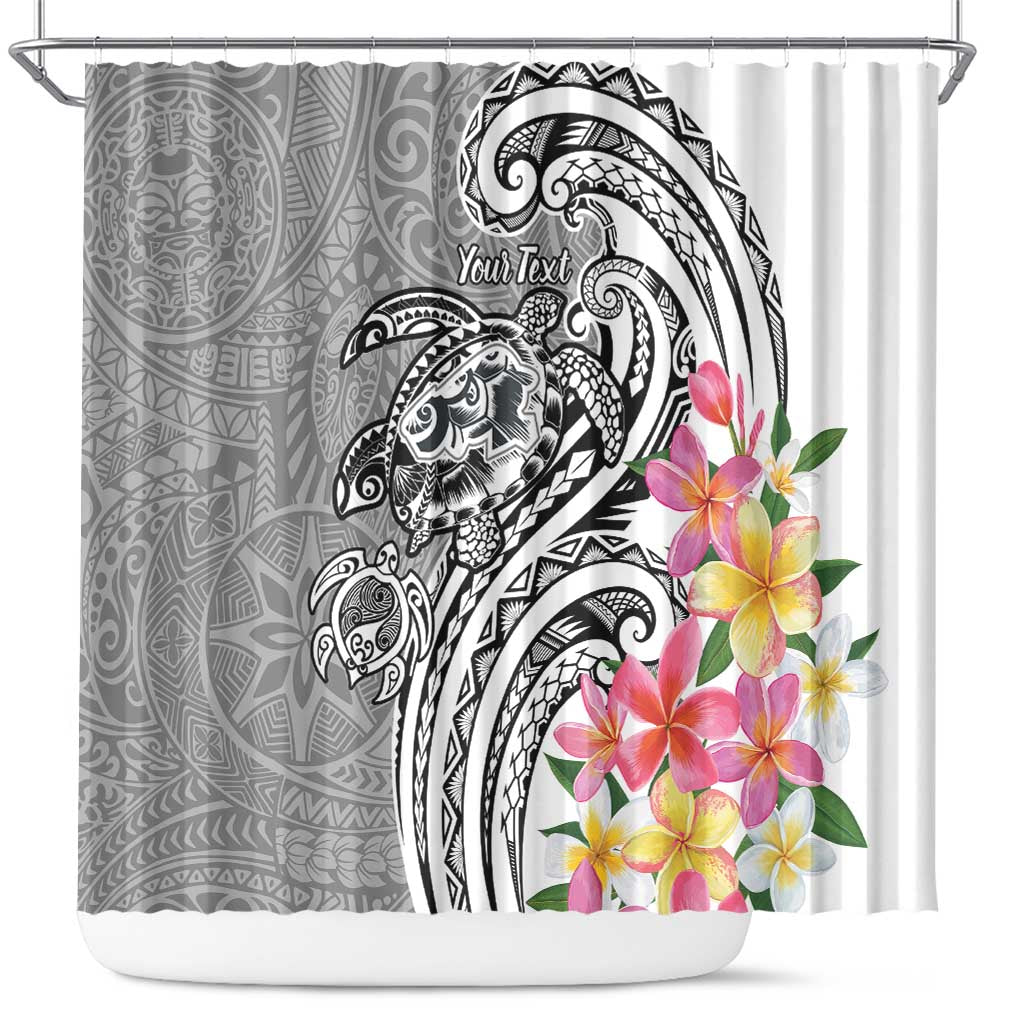 Aloha Kahoolawe Island Personalized Shower Curtain Ashen Dreamy Turtle