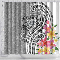 Aloha Kahoolawe Island Personalized Shower Curtain Ashen Dreamy Turtle