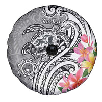 Aloha Kahoolawe Island Personalized Spare Tire Cover Ashen Dreamy Turtle LT7 - Polynesian Pride
