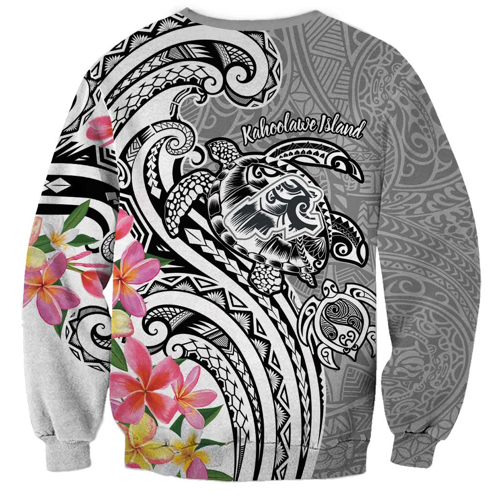 Aloha Kahoolawe Island Personalized Sweatshirt Ashen Dreamy Turtle LT7 - Polynesian Pride