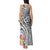 Aloha Kahoolawe Island Personalized Tank Maxi Dress Ashen Dreamy Turtle