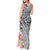 Aloha Kahoolawe Island Personalized Tank Maxi Dress Ashen Dreamy Turtle