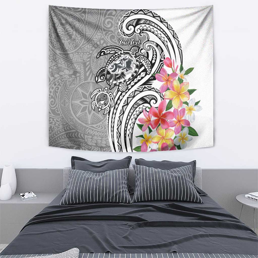 Aloha Kahoolawe Island Personalized Tapestry Ashen Dreamy Turtle