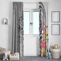 Aloha Kahoolawe Island Personalized Window Curtain Ashen Dreamy Turtle LT7 - Polynesian Pride