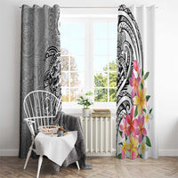 Aloha Kahoolawe Island Personalized Window Curtain Ashen Dreamy Turtle LT7 - Polynesian Pride
