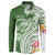Aloha Molokai Island Personalized Button Sweatshirt Sage Dreamy Turtle
