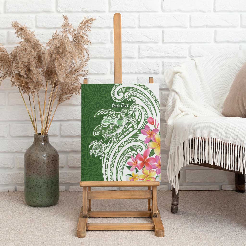Aloha Molokai Island Personalized Canvas Wall Art Sage Dreamy Turtle