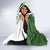 Aloha Molokai Island Personalized Hooded Blanket Sage Dreamy Turtle