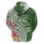 Aloha Molokai Island Personalized Hoodie Sage Dreamy Turtle