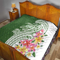 Aloha Molokai Island Personalized Quilt Sage Dreamy Turtle