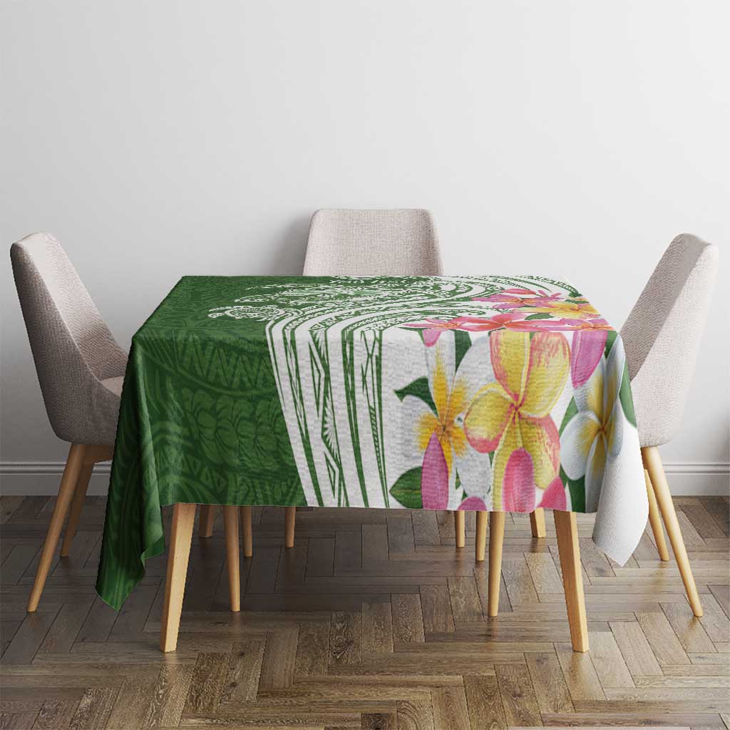 Aloha Molokai Island Personalized Tablecloth Sage Dreamy Turtle