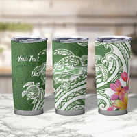 Aloha Molokai Island Personalized Tumbler Cup Sage Dreamy Turtle