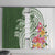 Aloha Molokai Island Personalized Window Curtain Sage Dreamy Turtle