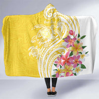 Aloha Oahu Island Personalized Hooded Blanket Yellow Dreamy Turtle LT7 One Size Yellow - Polynesian Pride