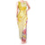 Aloha Oahu Island Personalized Tank Maxi Dress Yellow Dreamy Turtle
