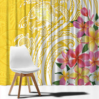 Aloha Oahu Island Personalized Window Curtain Yellow Dreamy Turtle LT7 - Polynesian Pride