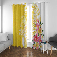 Aloha Oahu Island Personalized Window Curtain Yellow Dreamy Turtle LT7 With Grommets Yellow - Polynesian Pride