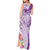 Aloha Kauai Island Personalized Tank Maxi Dress Lilac Dreamy Turtle