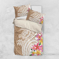 Aloha Ni’ihau Island Personalized Bedding Set Beige Dreamy Turtle