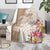 Aloha Ni’ihau Island Personalized Blanket Beige Dreamy Turtle