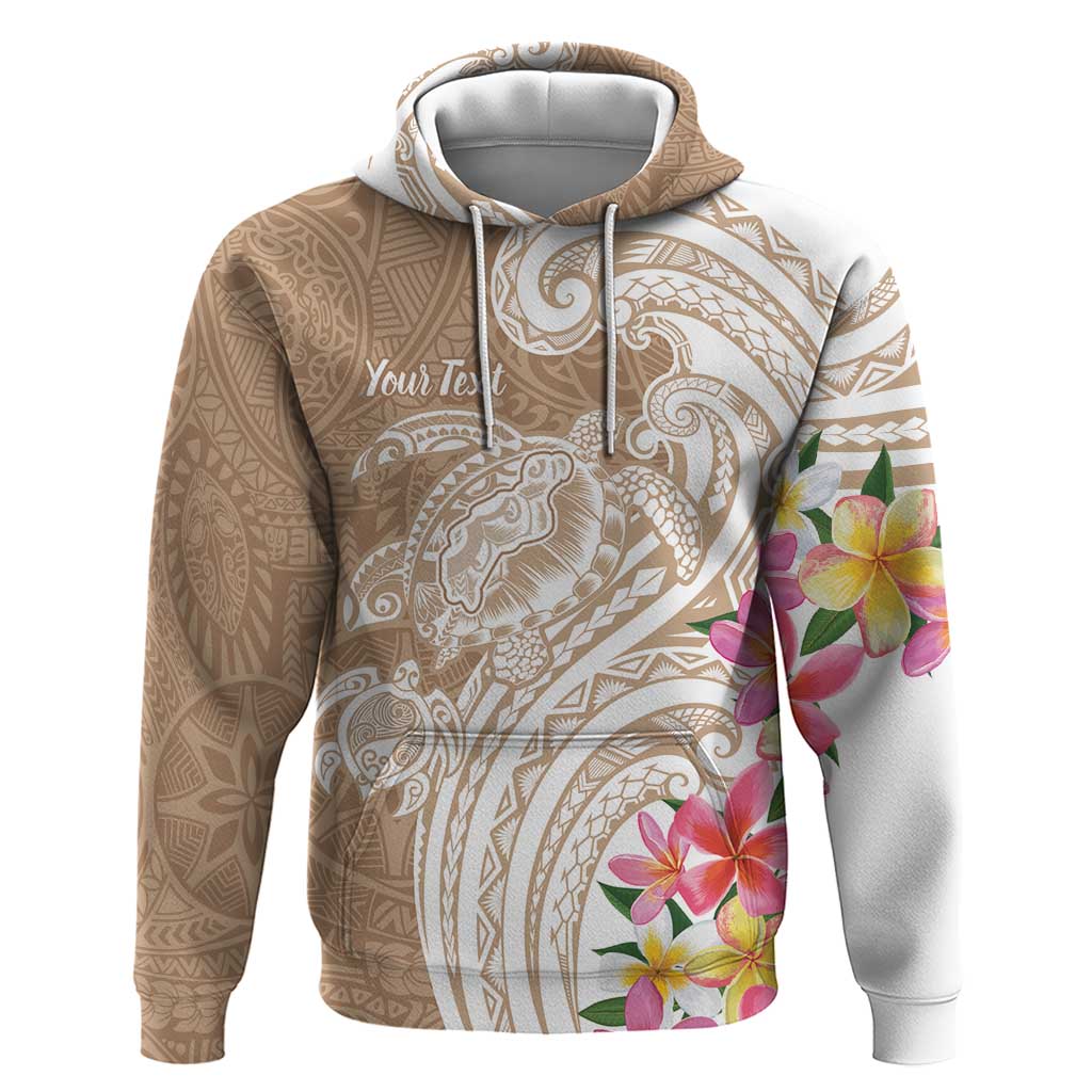 Aloha Ni’ihau Island Personalized Hoodie Beige Dreamy Turtle