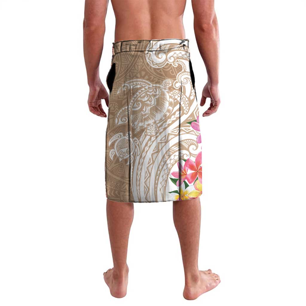Aloha Ni’ihau Island Personalized Lavalava Beige Dreamy Turtle