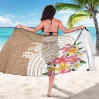 Aloha Ni’ihau Island Personalized Sarong Beige Dreamy Turtle
