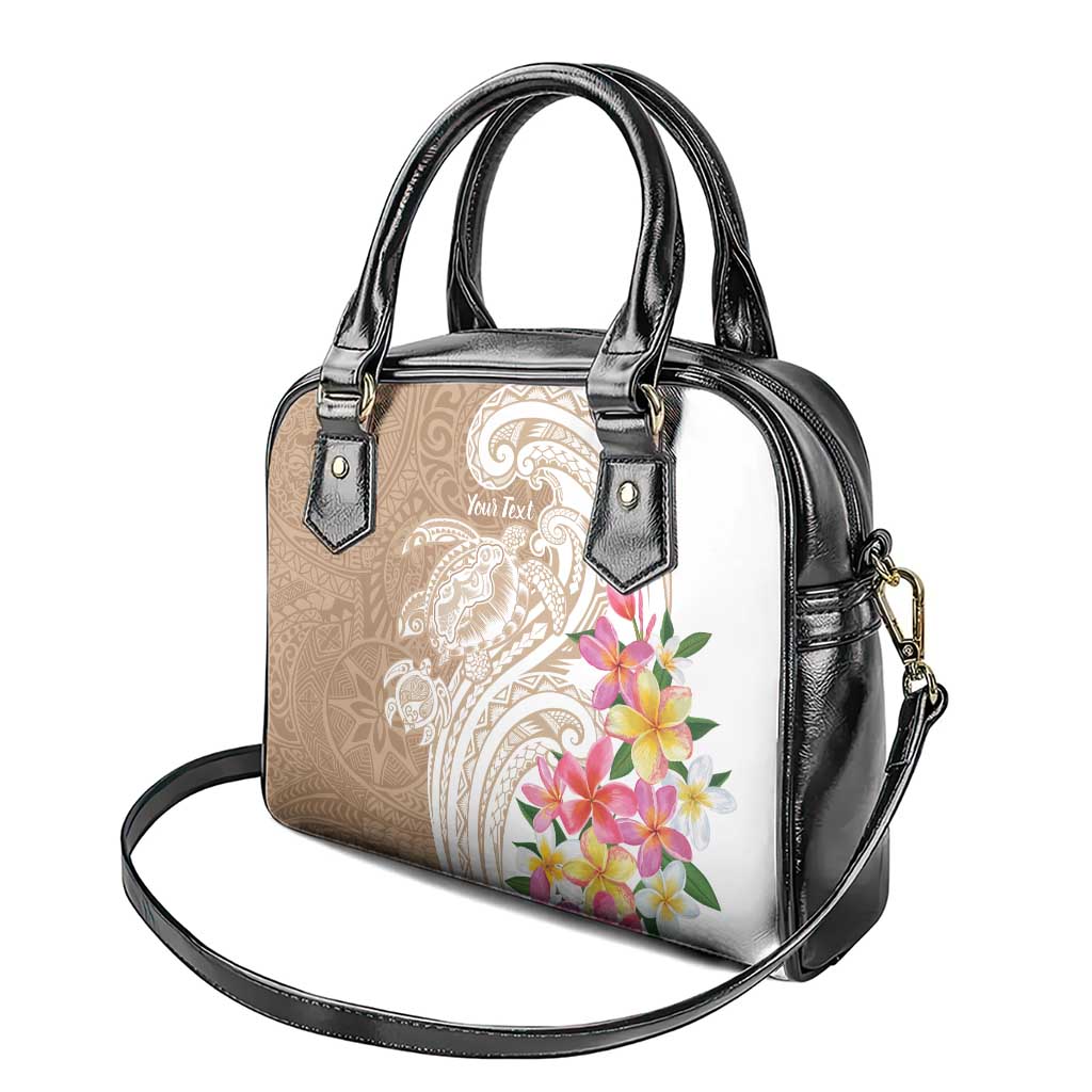 Aloha Ni’ihau Island Personalized Shoulder Handbag Beige Dreamy Turtle