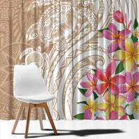 Aloha Niihau Island Personalized Window Curtain Beige Dreamy Turtle LT7 - Polynesian Pride