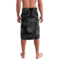 Hawaii Father's Day Vintage Lei Lavalava Hauoli la Makuakane - Black LT7 - Polynesian Pride