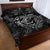 Hawaii Father's Day Vintage Lei Quilt Bed Set Hauoli la Makuakane - Black