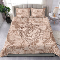 Hawaii Father's Day Vintage Lei Bedding Set Hauoli la Makuakane - Beige LT7 - Polynesian Pride