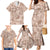 Hawaii Father's Day Vintage Lei Family Matching Mermaid Dress and Hawaiian Shirt Hauoli la Makuakane - Beige