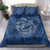 Hawaii Father's Day Vintage Lei Bedding Set Hauoli la Makuakane - Blue